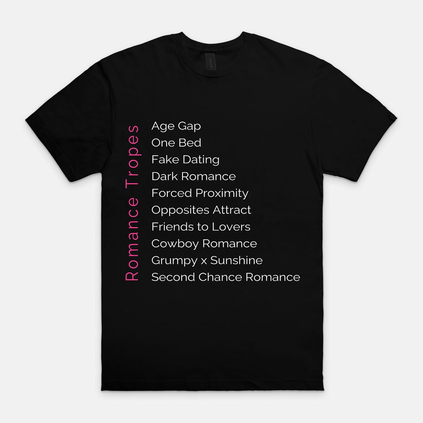 Romance Tropes T-Shirt - Dark Colors