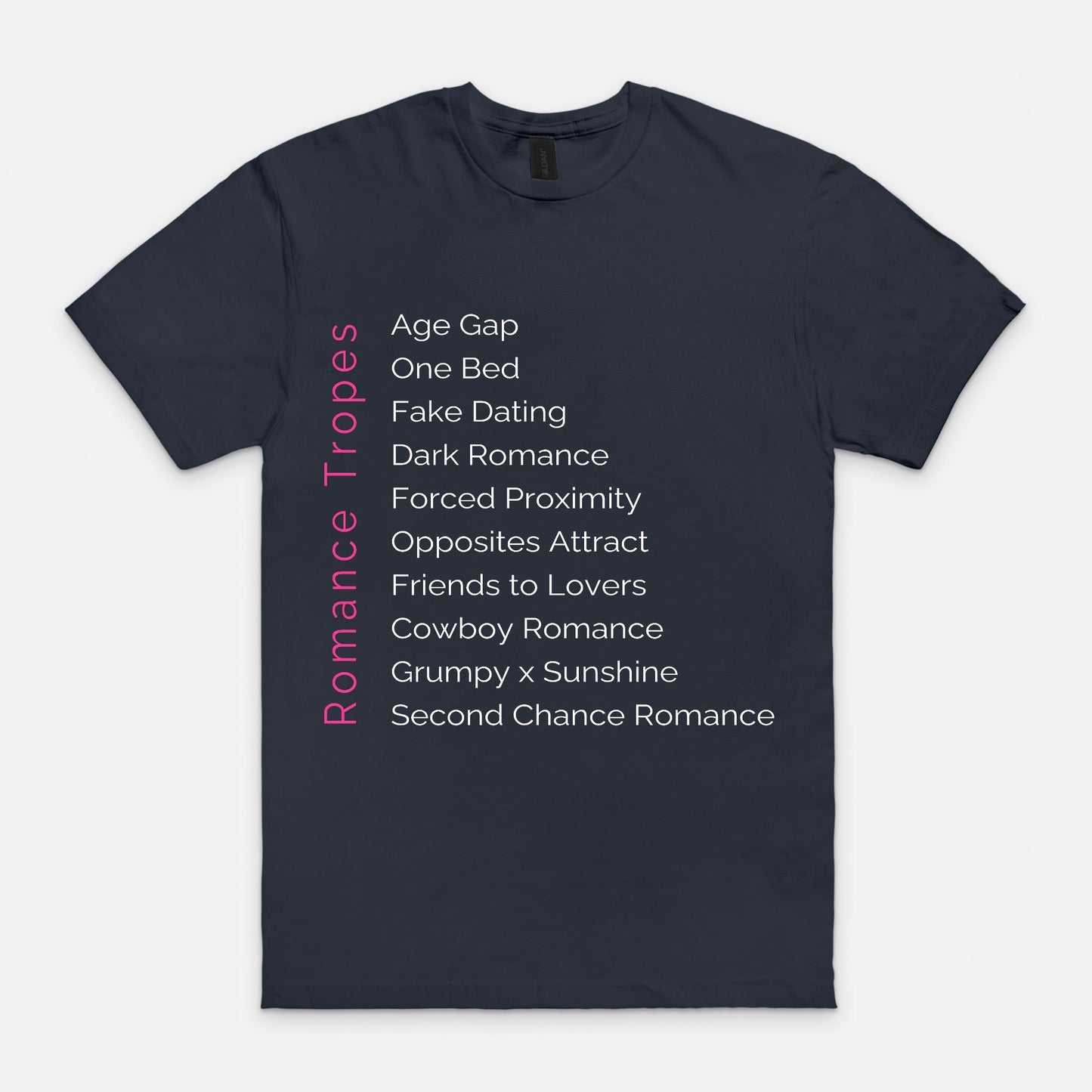 Romance Tropes T-Shirt - Dark Colors