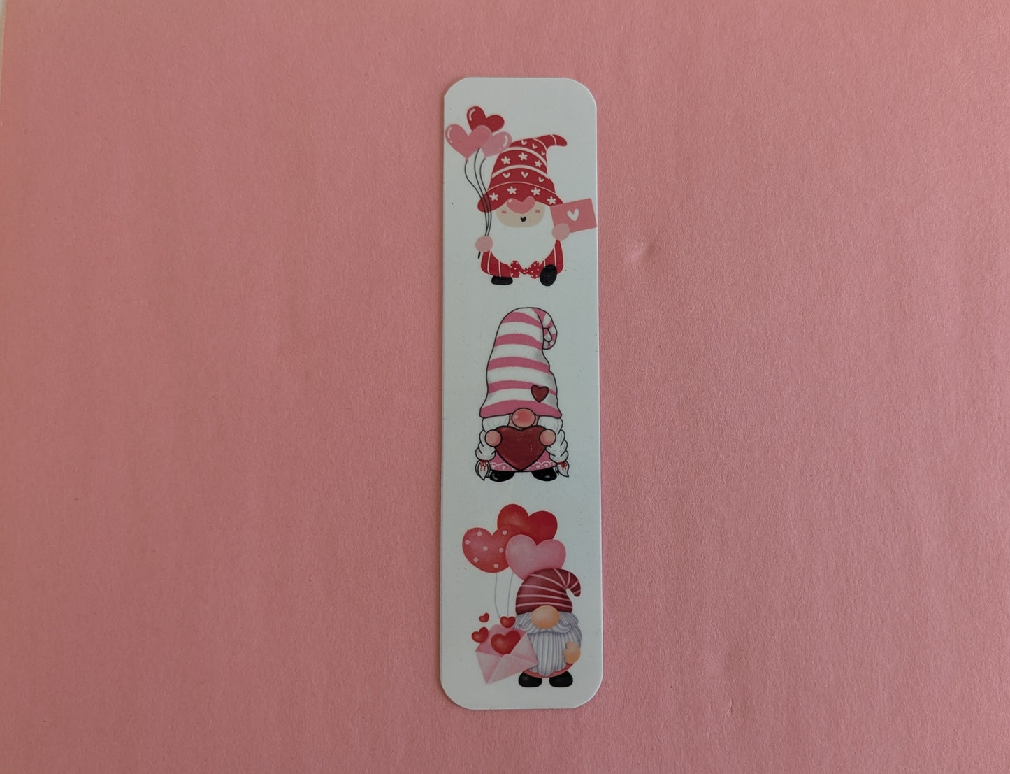 Gnome Valentine's Day Bookmark