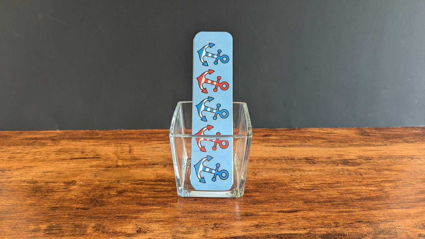 Patriotic Anchors Bookmark