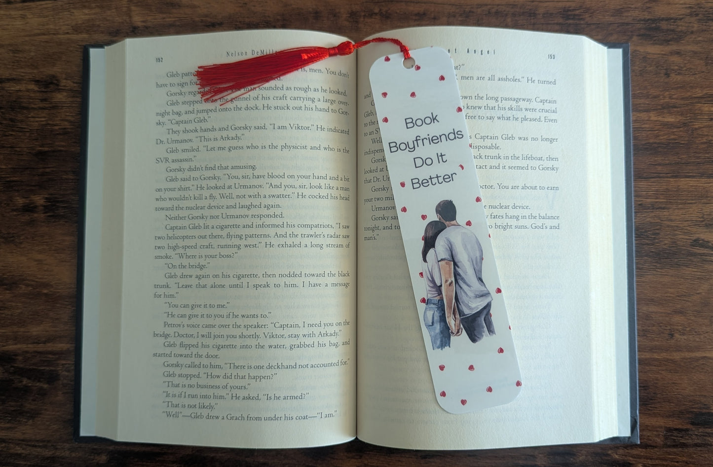 Book Boyfriends Do It Better Spicy Romance Bookmark