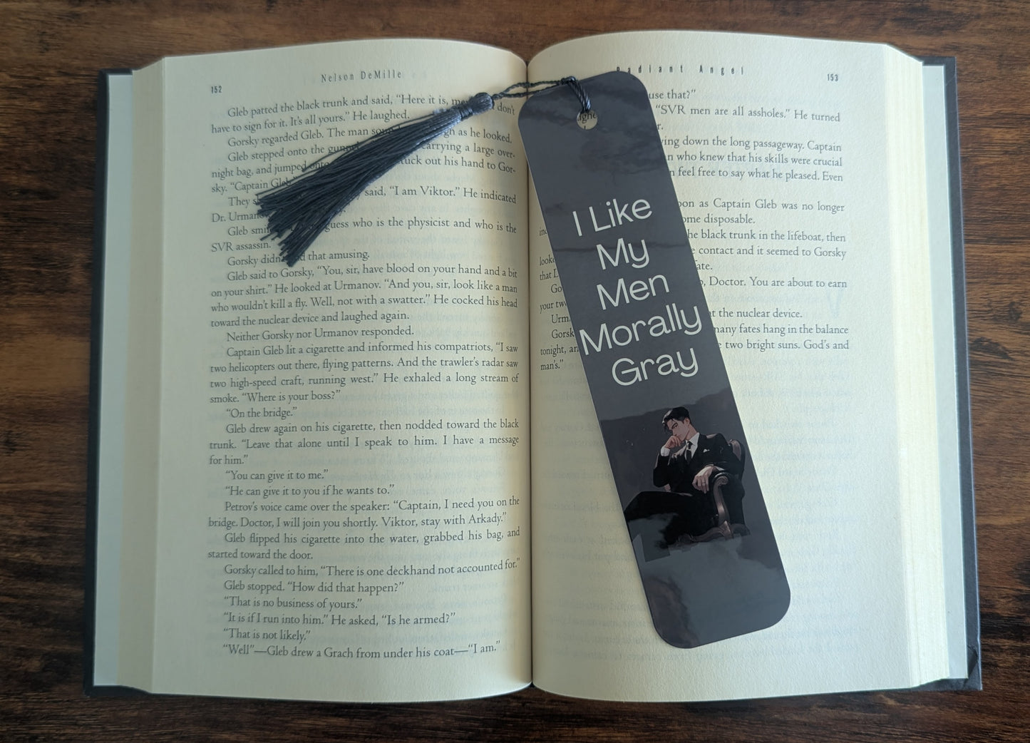 I Like My Men Morally Gray Spicy Romance Bookmark