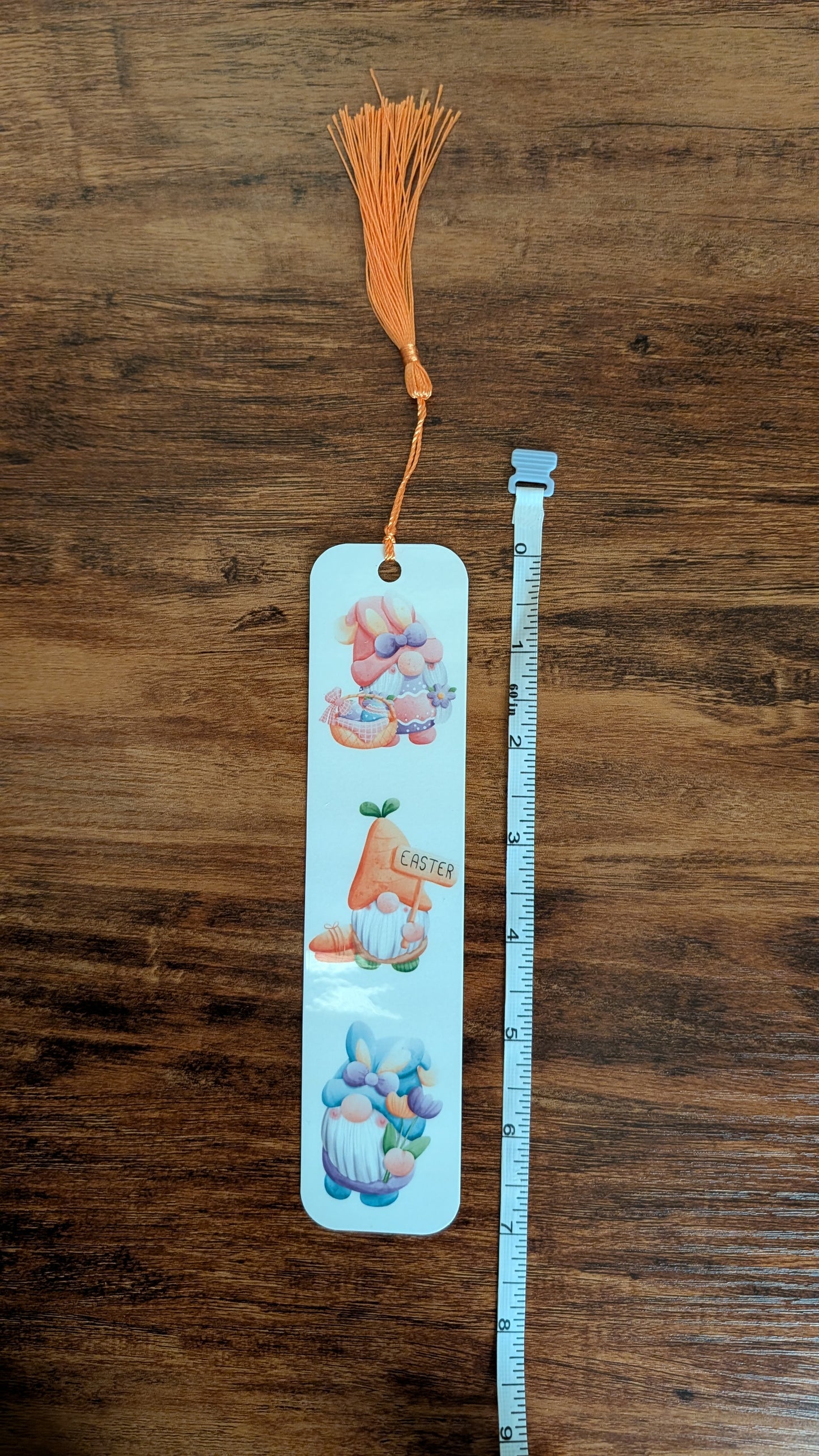 Easter Gnomes Handmade Bookmark