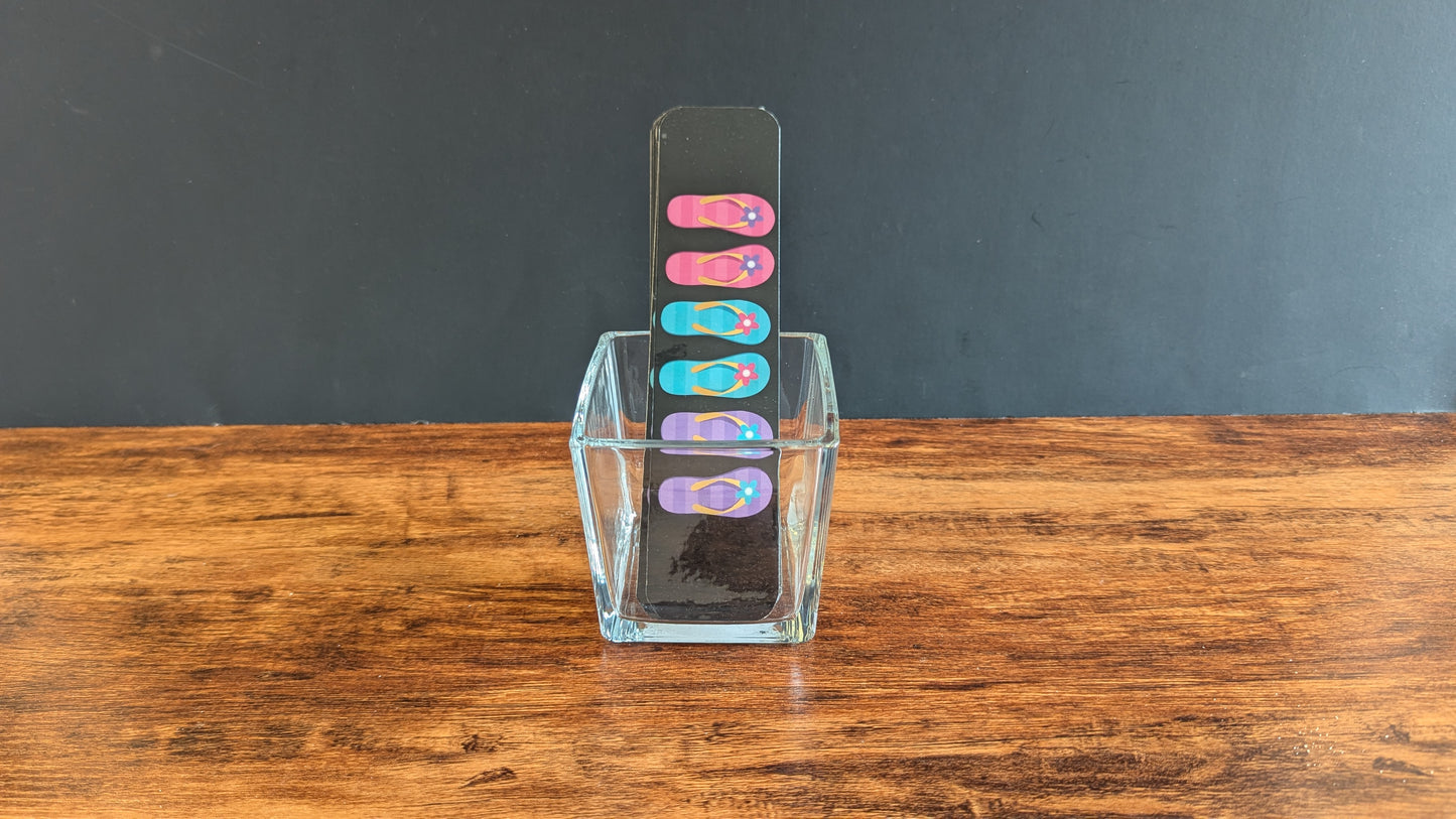 Colorful Flip Flops Bookmark