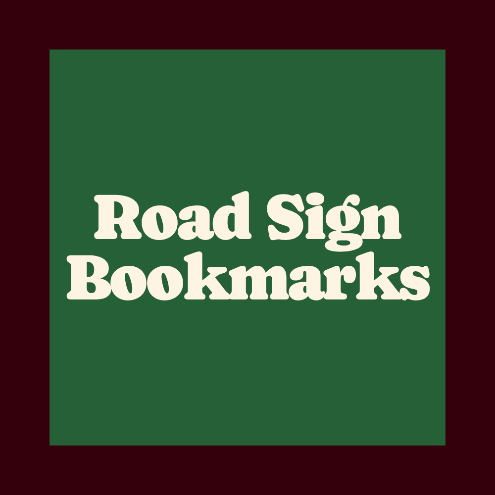 Road Sign Bookmarks