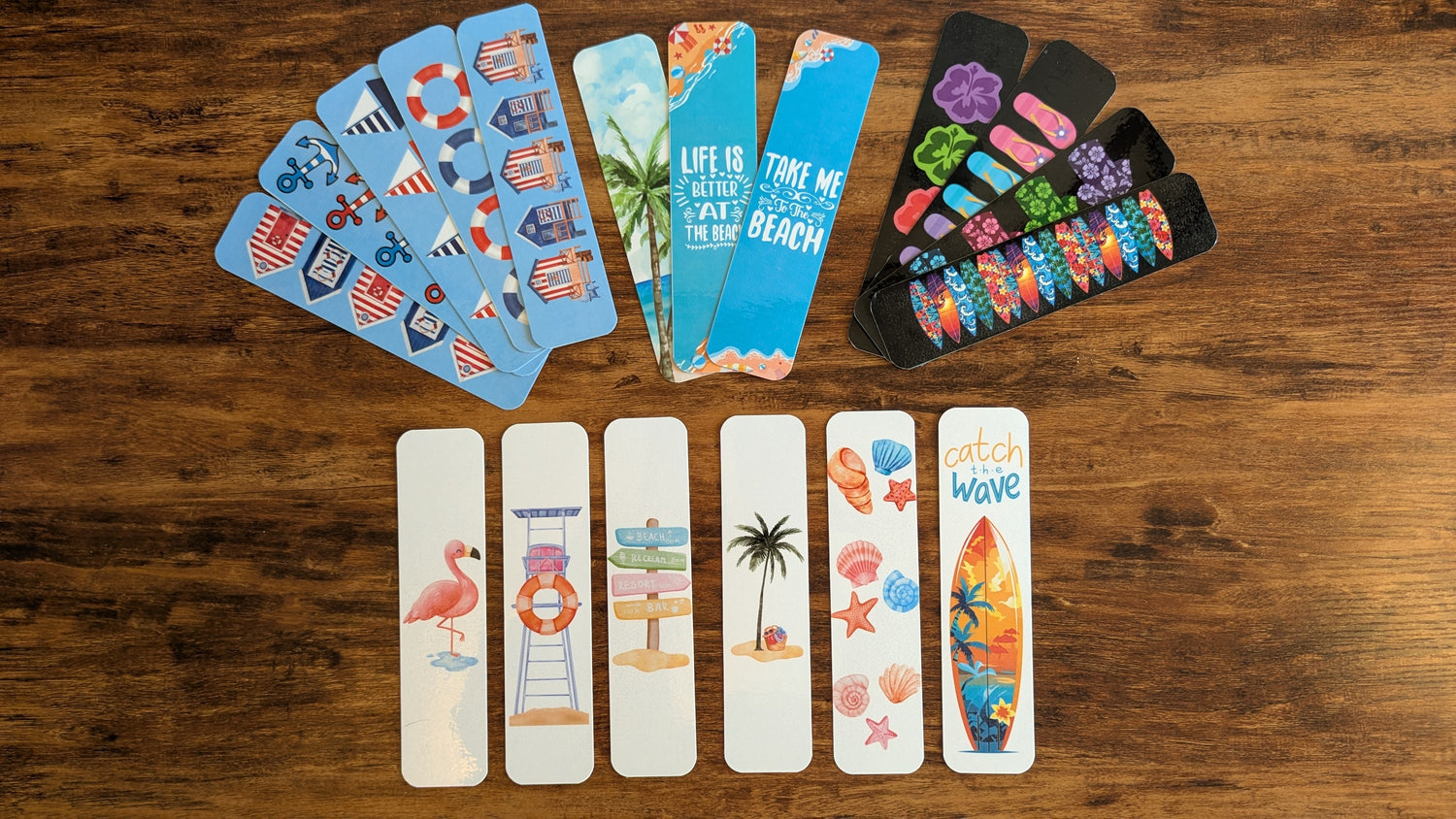 Beachy Bookmarks