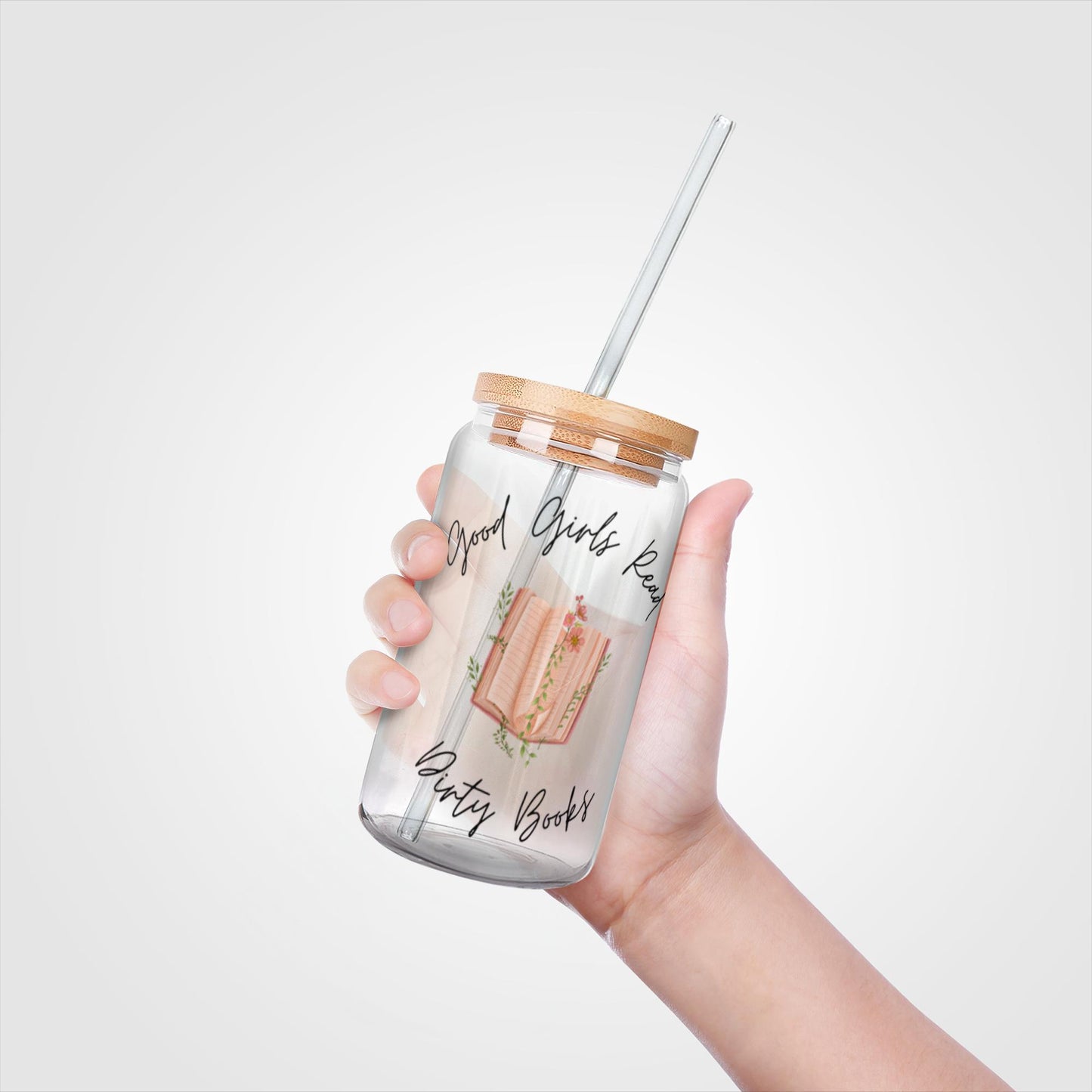 Good Girls Read Dirty Books - Soda Can Glass