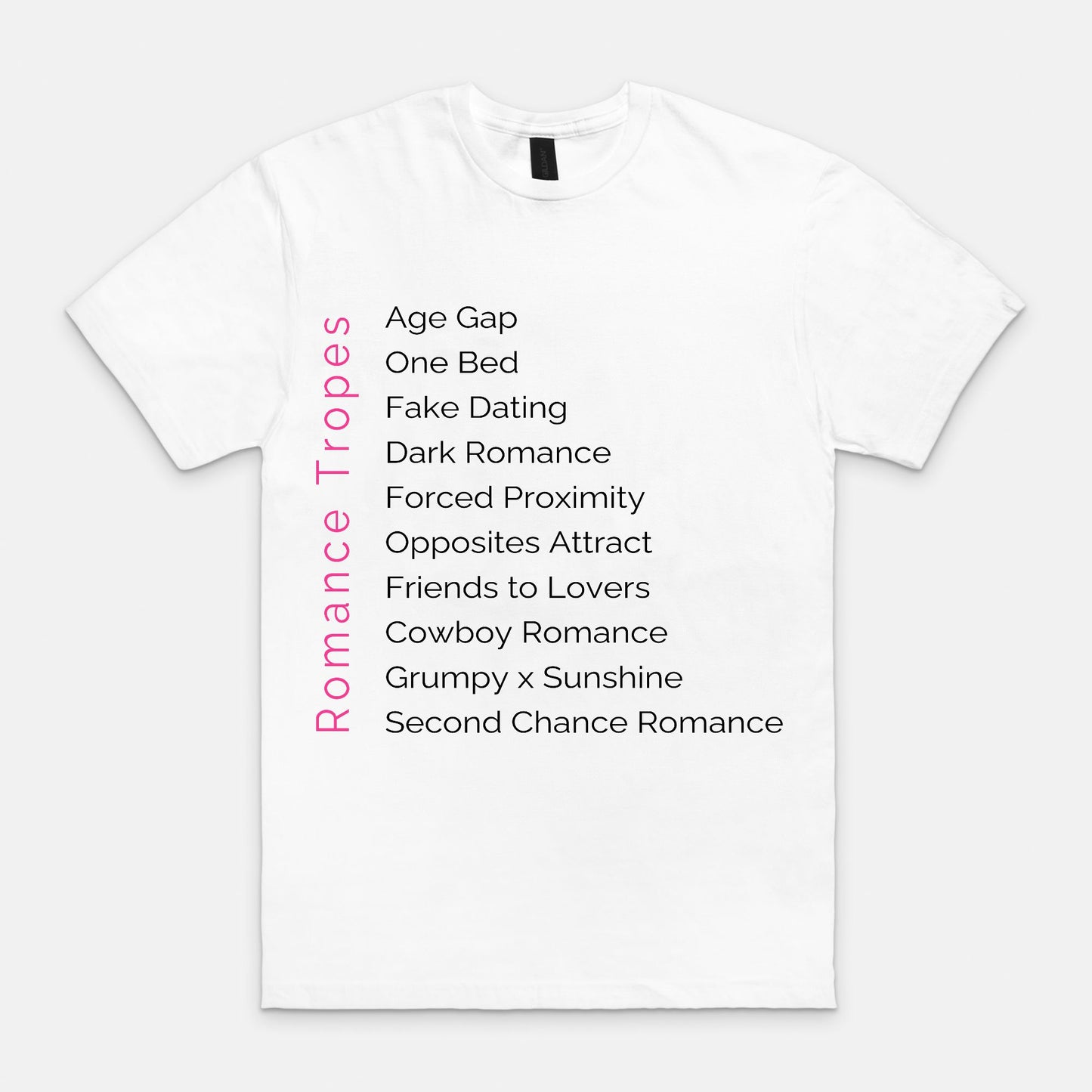 Romance Tropes T-Shirt - Light Colors