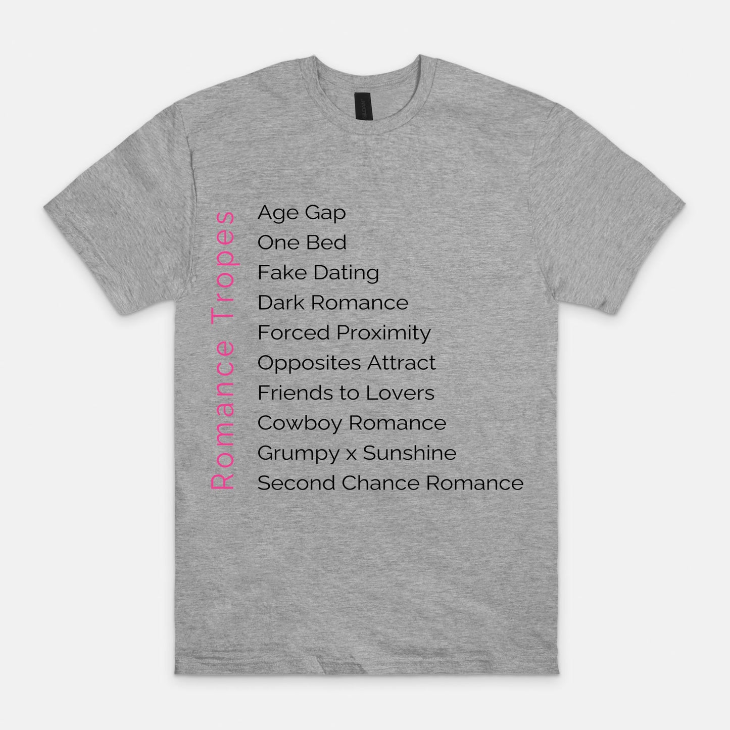 Romance Tropes T-Shirt - Light Colors