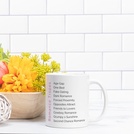 Romance Tropes Spicy Book Reader Mug
