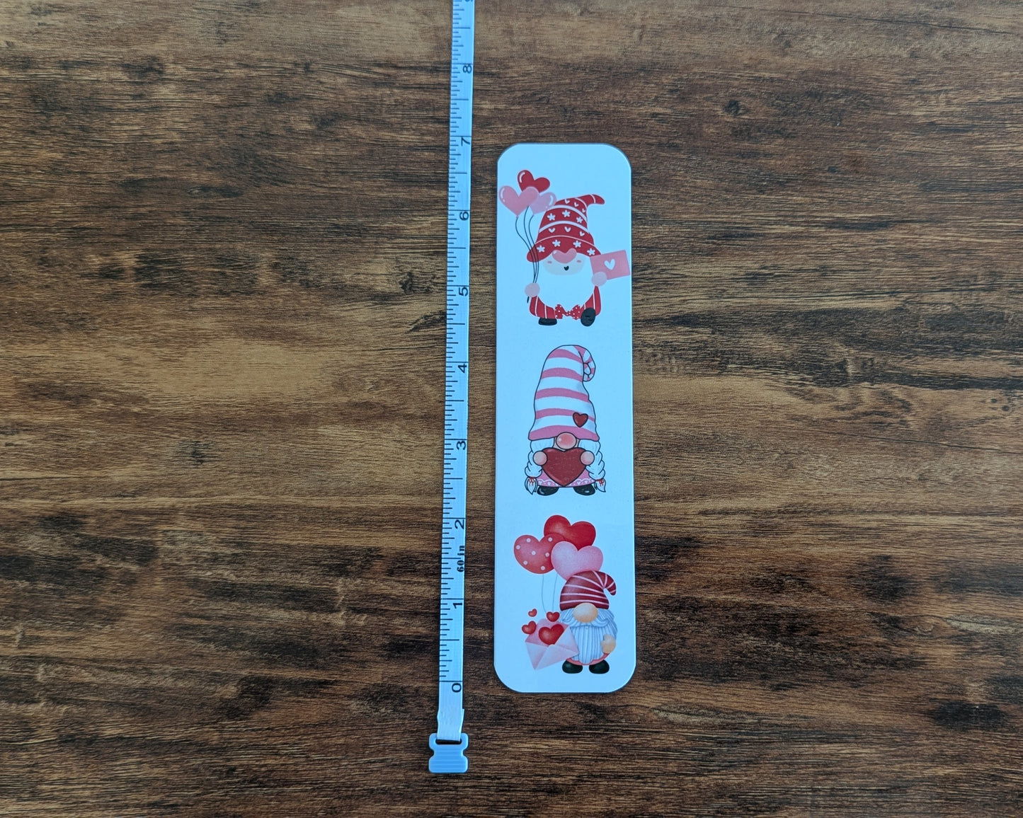Gnome Valentine's Day Bookmark