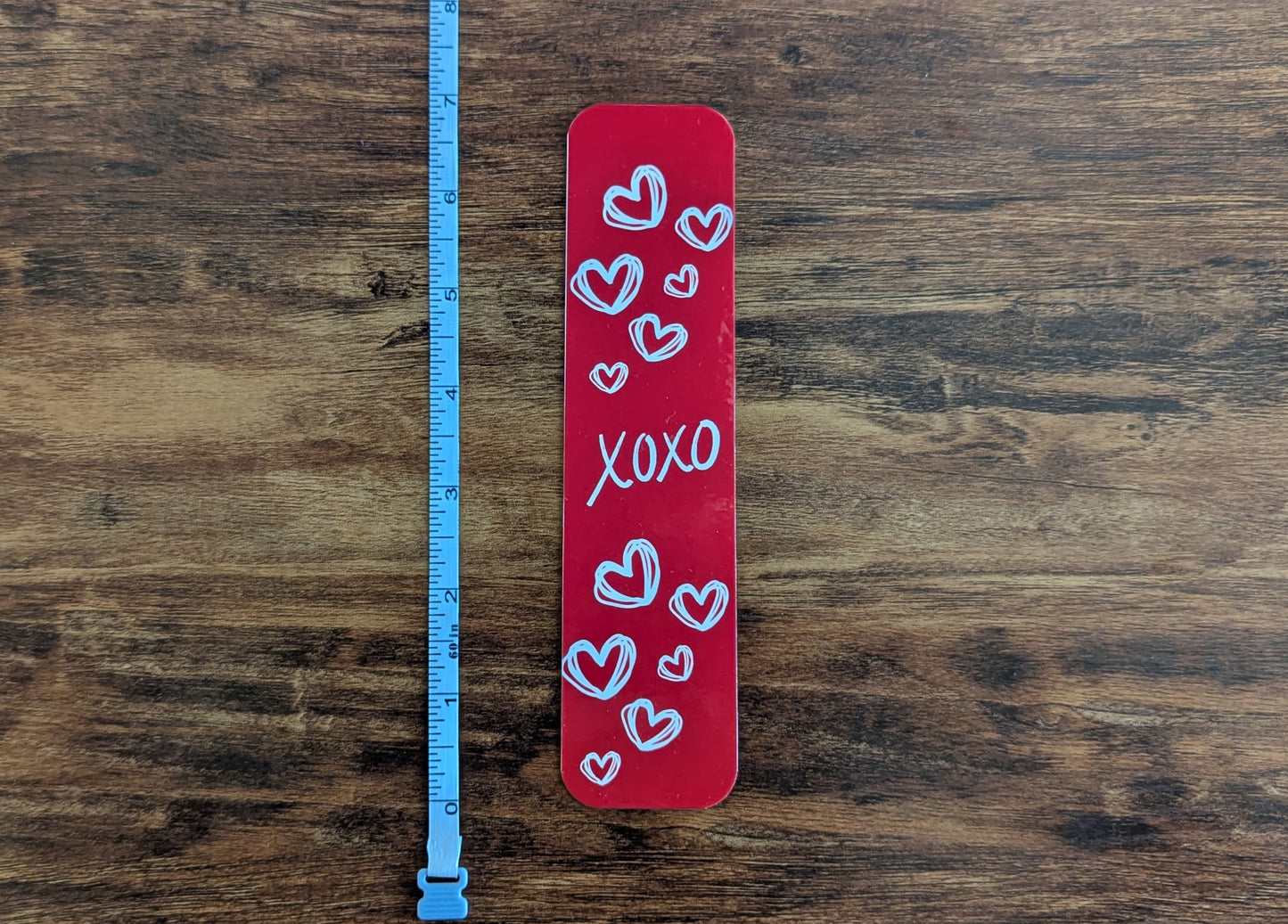 XO Valentine's Day Bookmark