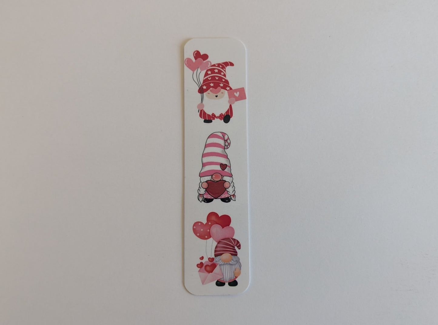Gnome Valentine's Day Bookmark