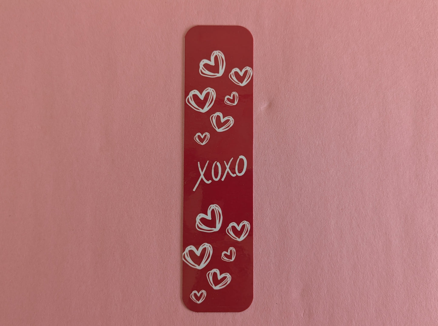 XO Valentine's Day Bookmark