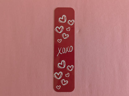 XO Valentine's Day Bookmark