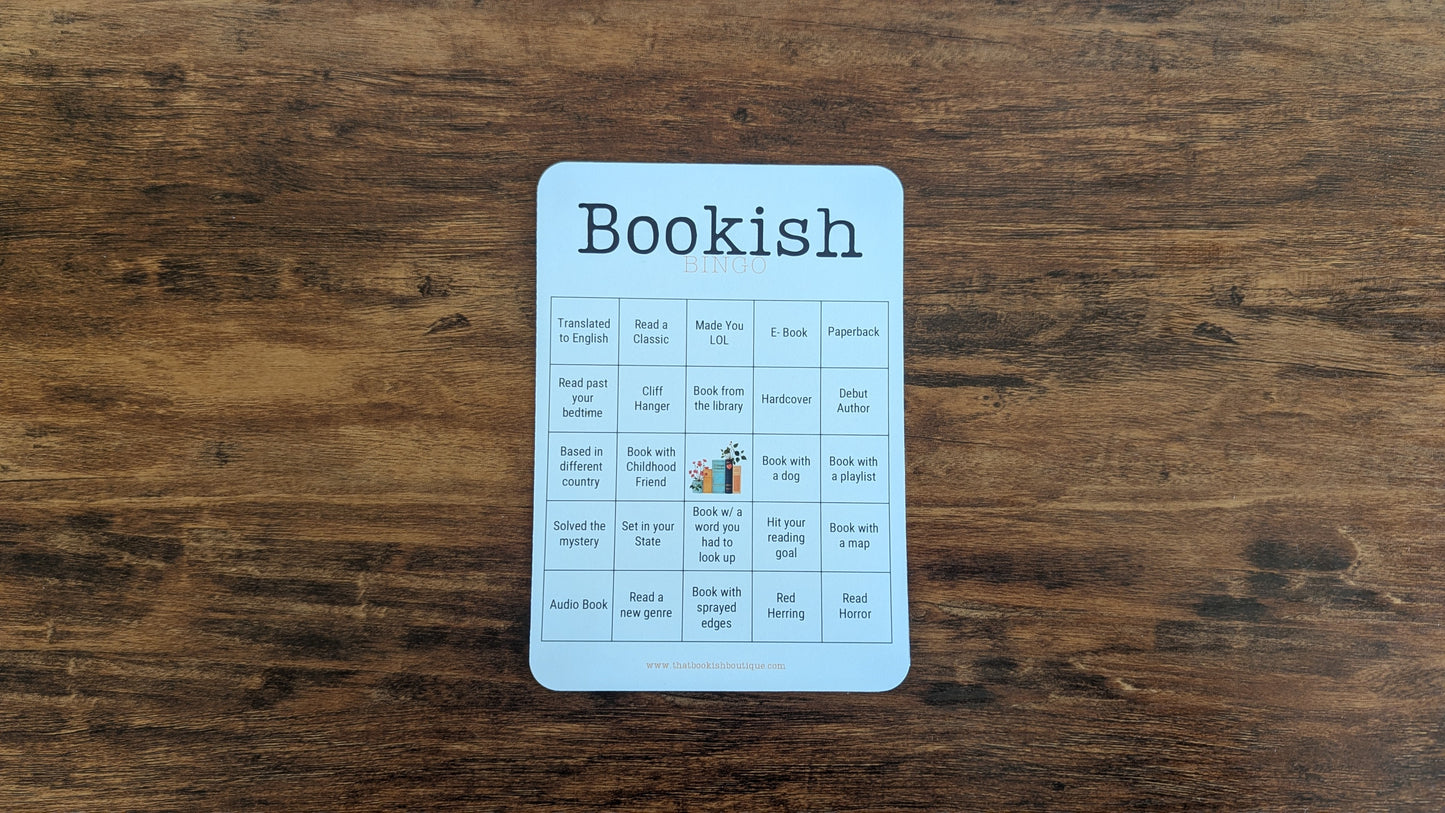 Bookish Bingo Sheet Set