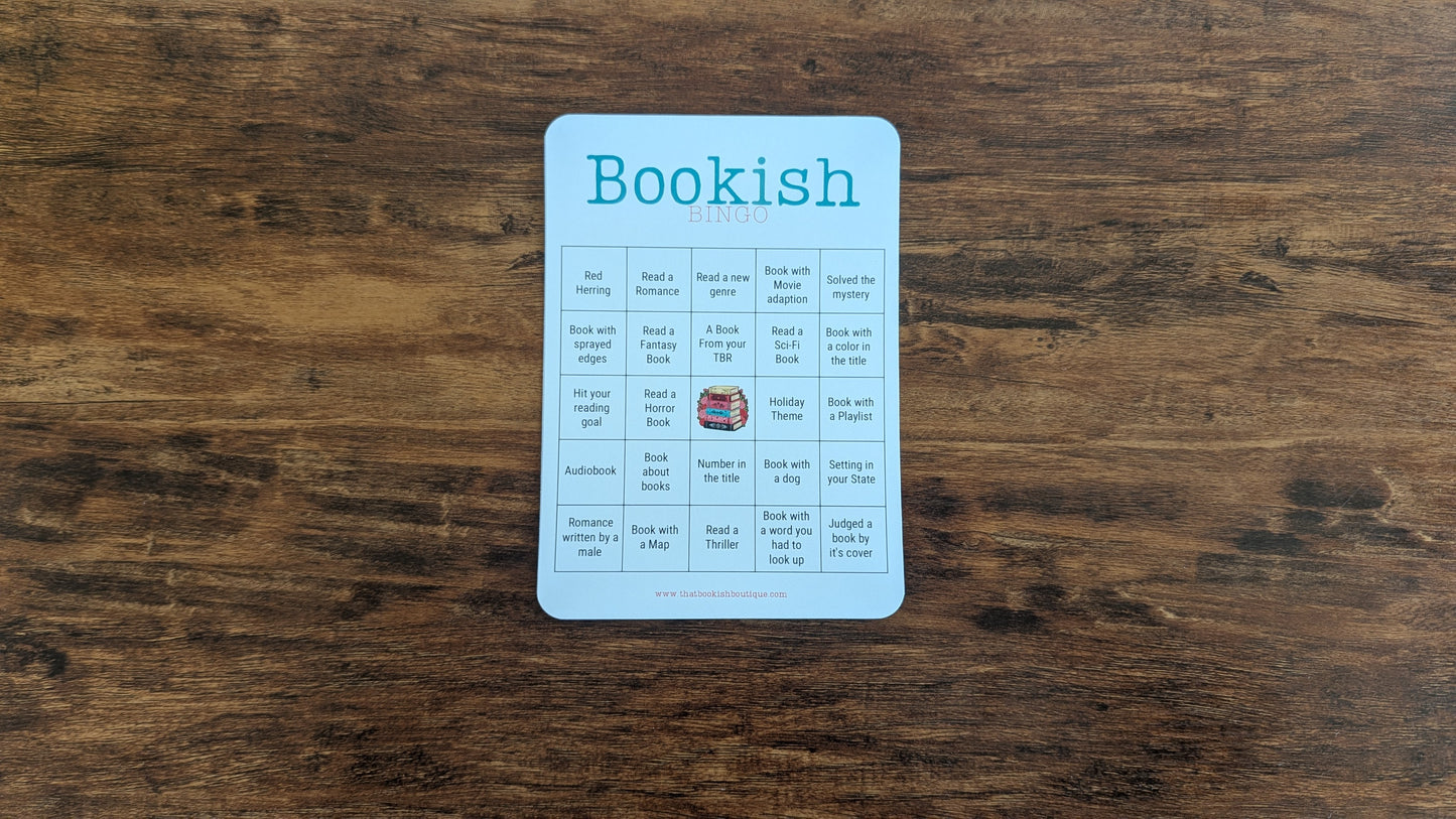 Bookish Bingo Sheet Set
