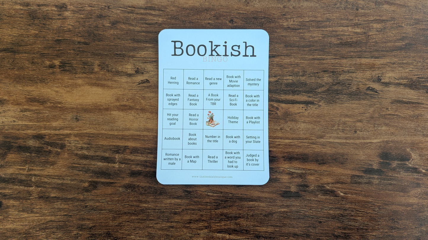 Bookish Bingo Sheet Set