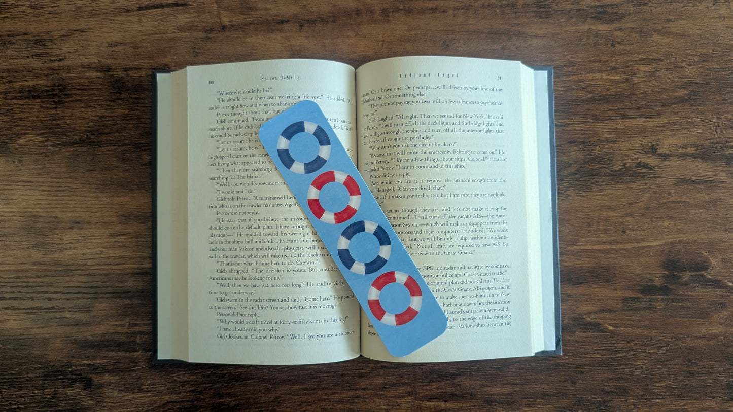 Patriotic Life Rings Bookmark