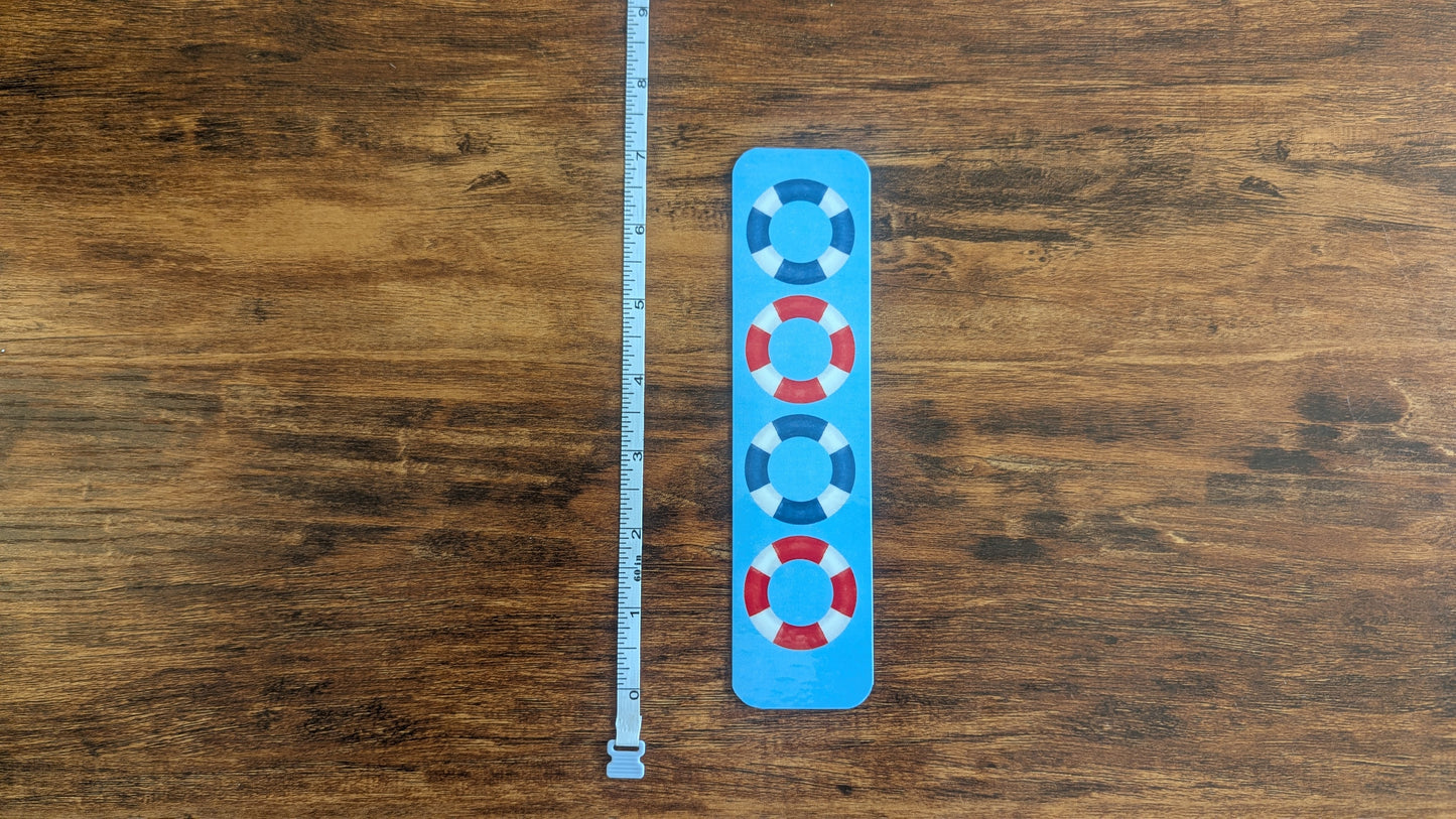 Patriotic Life Rings Bookmark