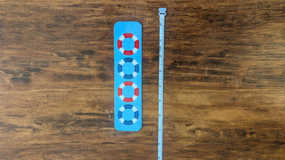 Patriotic Life Rings Bookmark