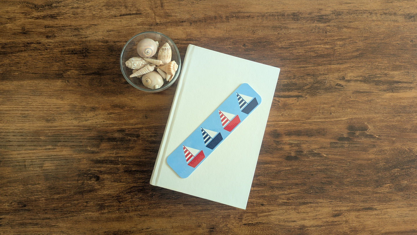 Patriotic Sailboats Bookmark