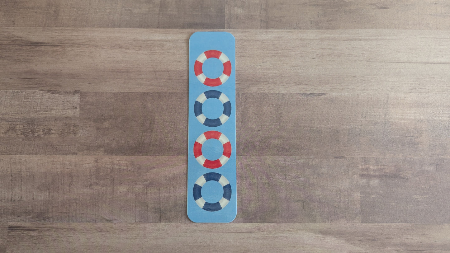 Patriotic Life Rings Bookmark