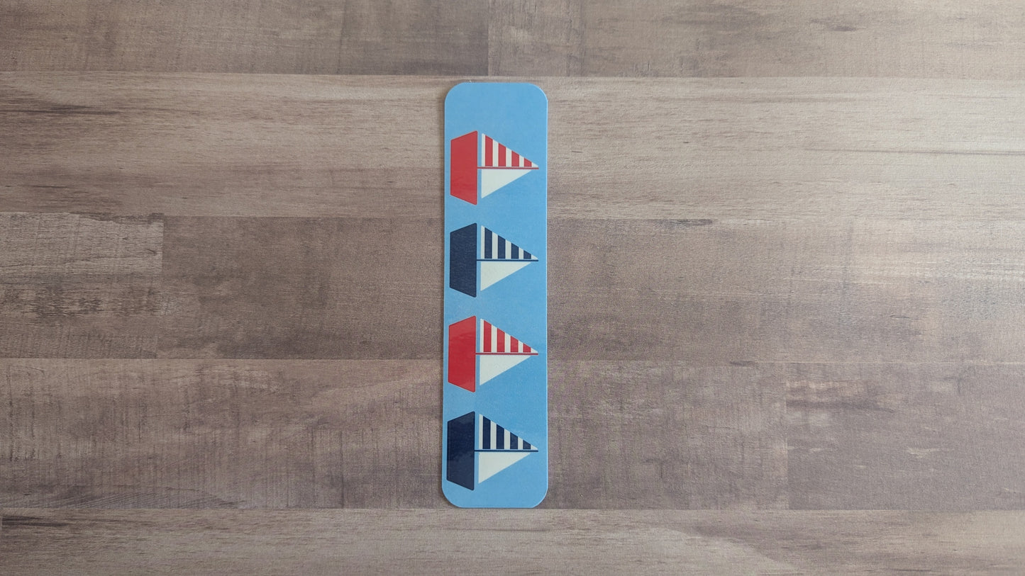 Patriotic Sailboats Bookmark