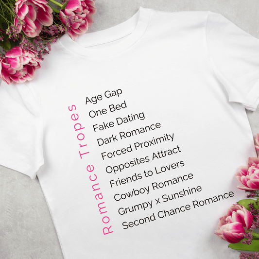 Romance Tropes T-Shirt - Light Colors