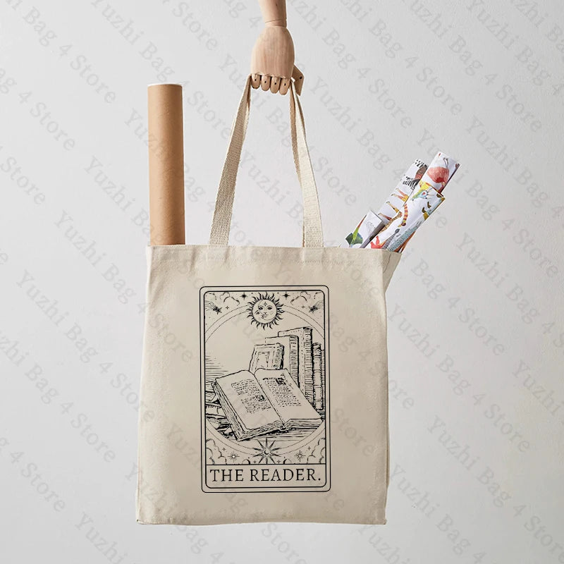 The Reader Tarot Inspired Bookish Tote Bag