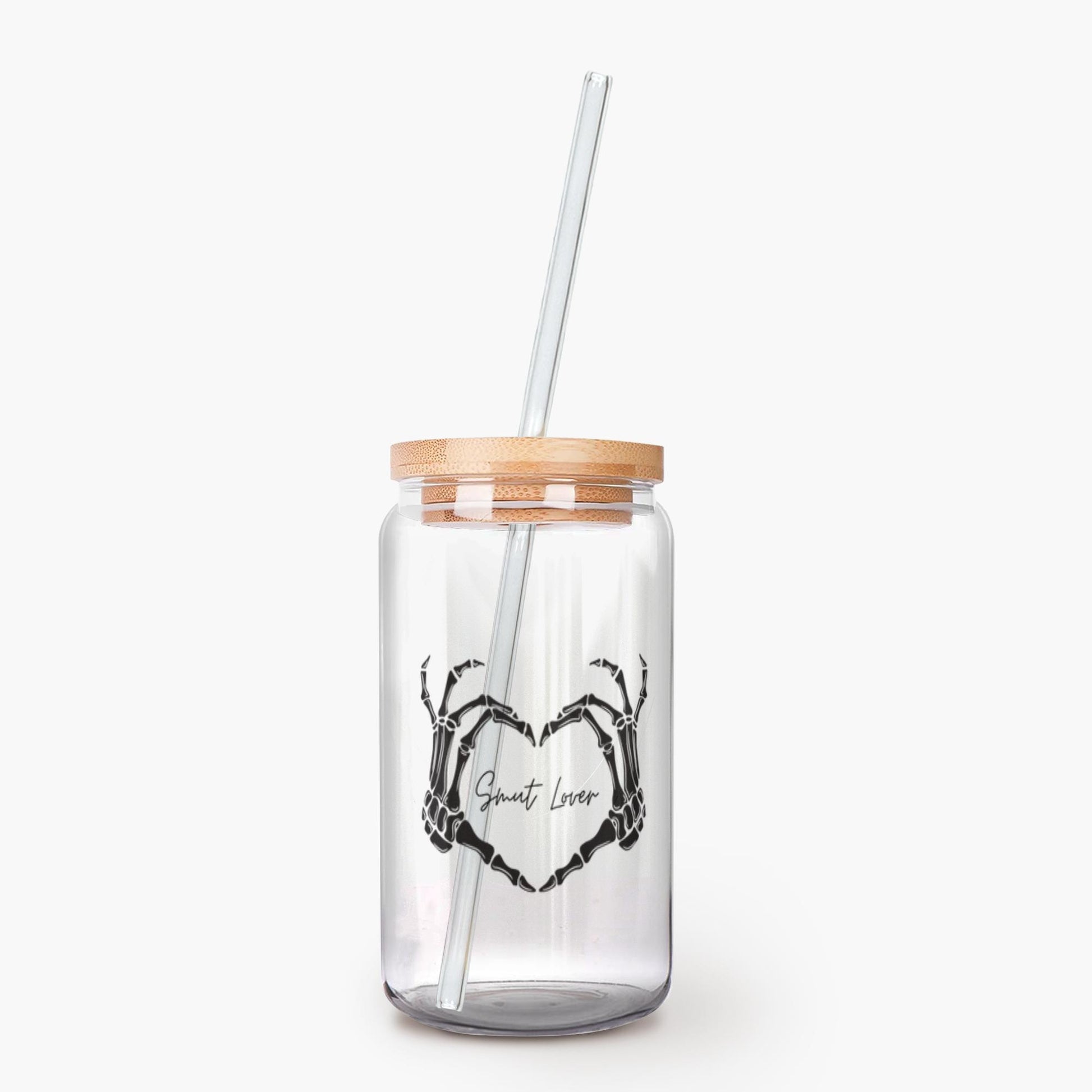 Smut Lover Glass Can with Lid