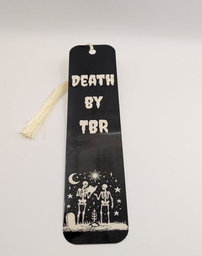 Death by TBR Bookmark