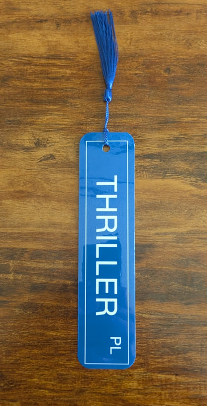 Thriller Street Sign Bookmark