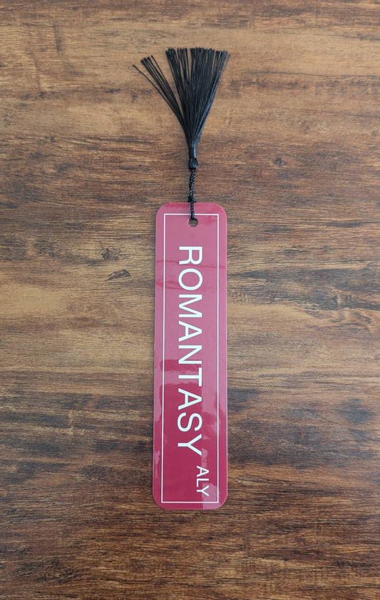 Romantasy Street Sign Bookmark