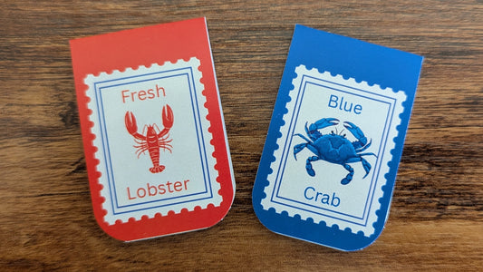 Coastal Crustaceans Magnetic Bookmarks