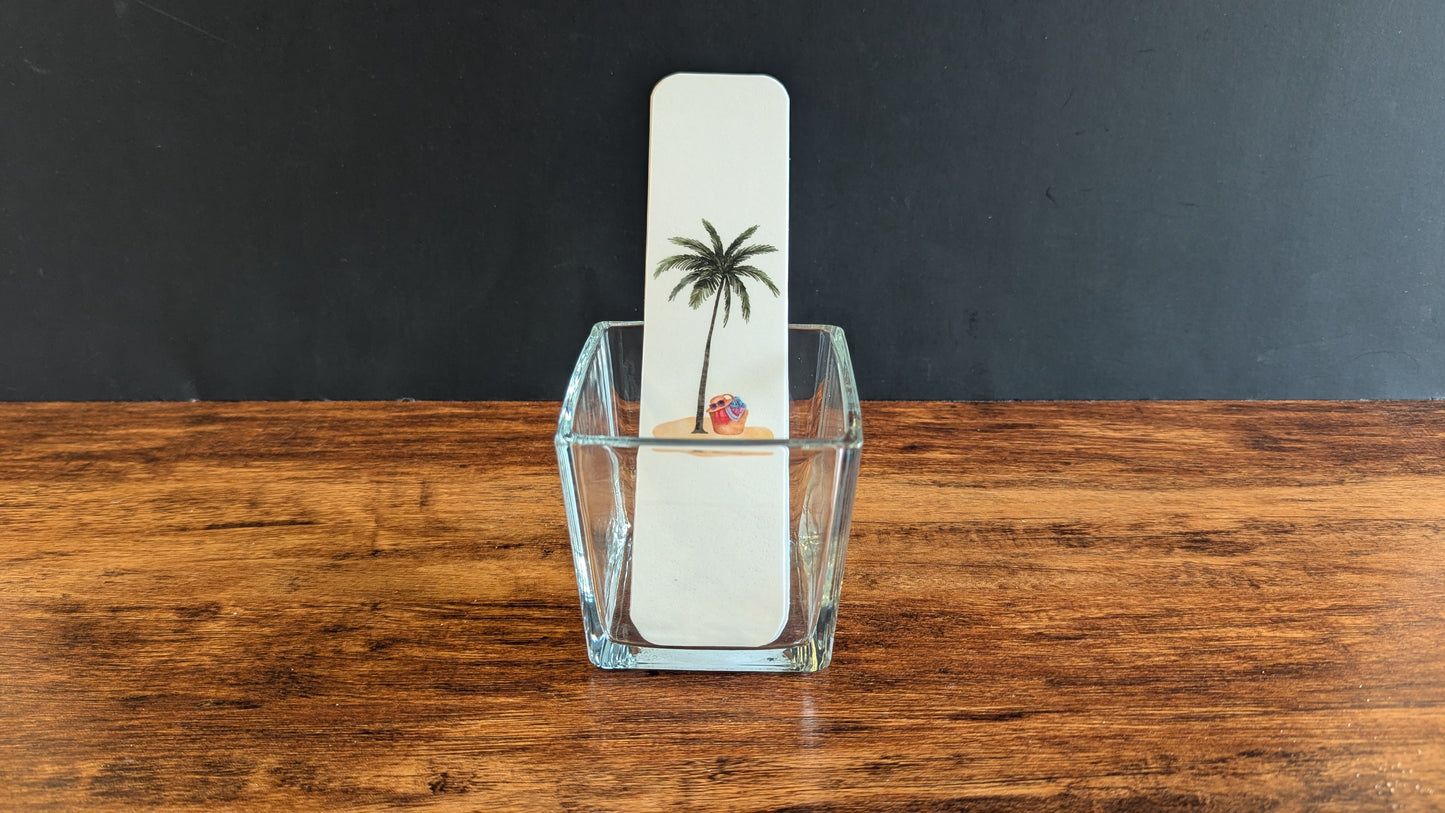 Palm Tree and Beach Toys Bookmark