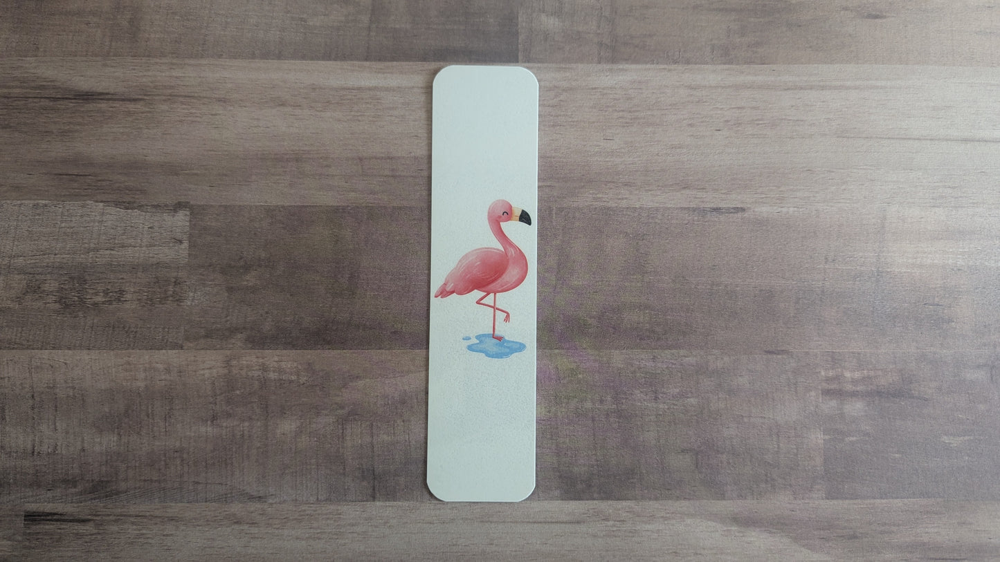 Pink Flamingo Bookmark