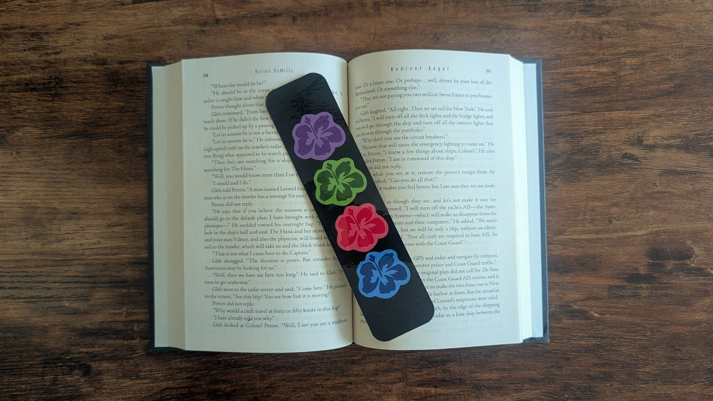 Hibiscus Flower Bookmark