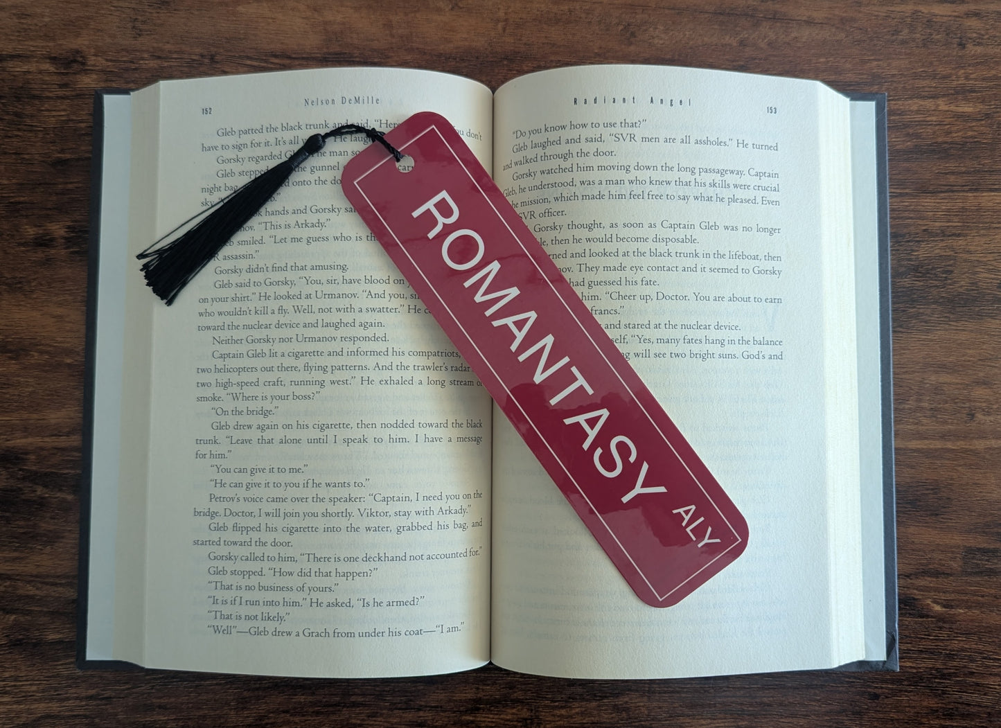 Romantasy Street Sign Bookmark