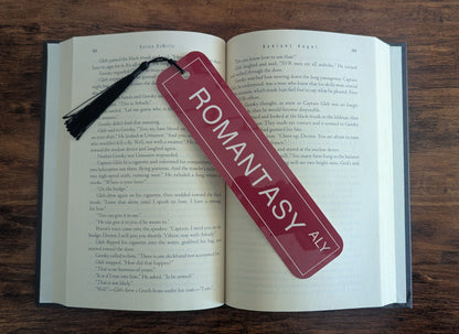 Romantasy Street Sign Bookmark