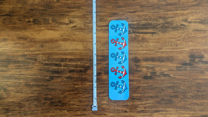 Patriotic Anchors Bookmark