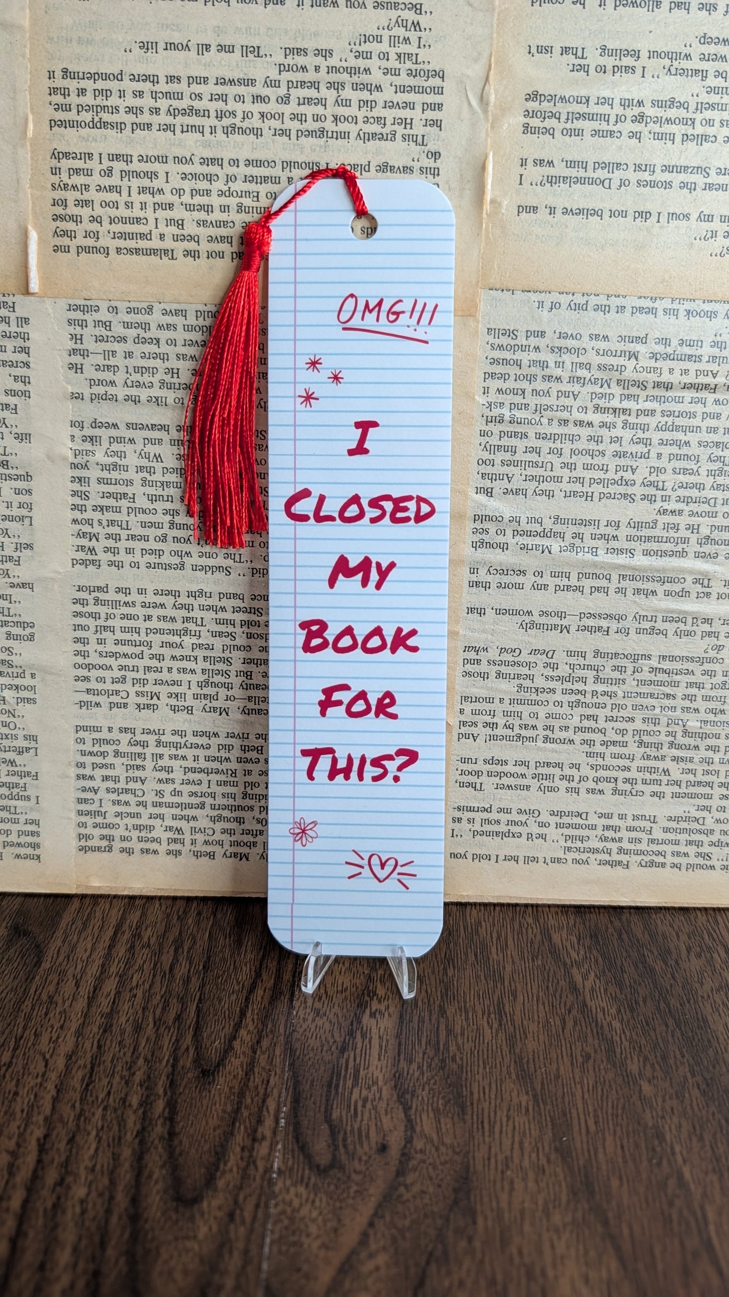 I Can't Believe Bookmark