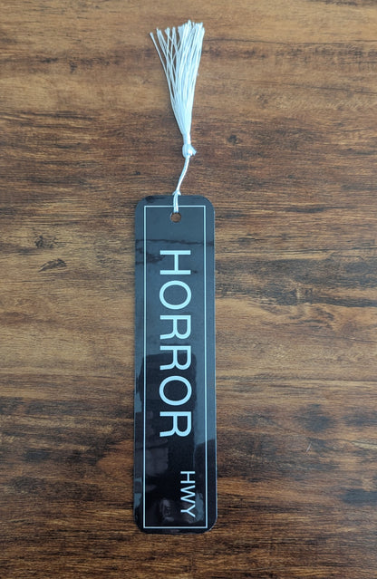 Horror Street Sign Bookmark