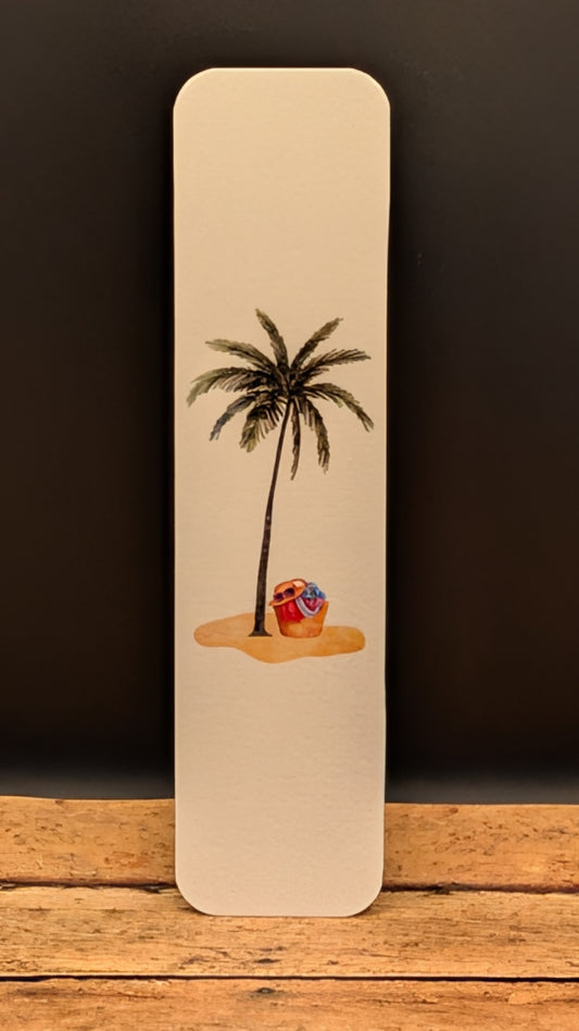 Palm Tree and Beach Toys Bookmark