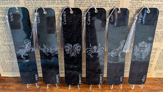 Zodiac Sign Bookmarks