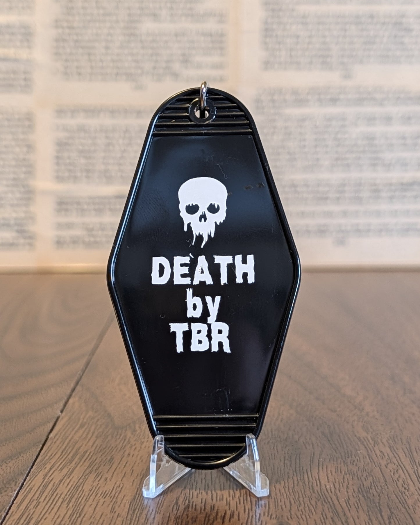 Death by TBR Keychain