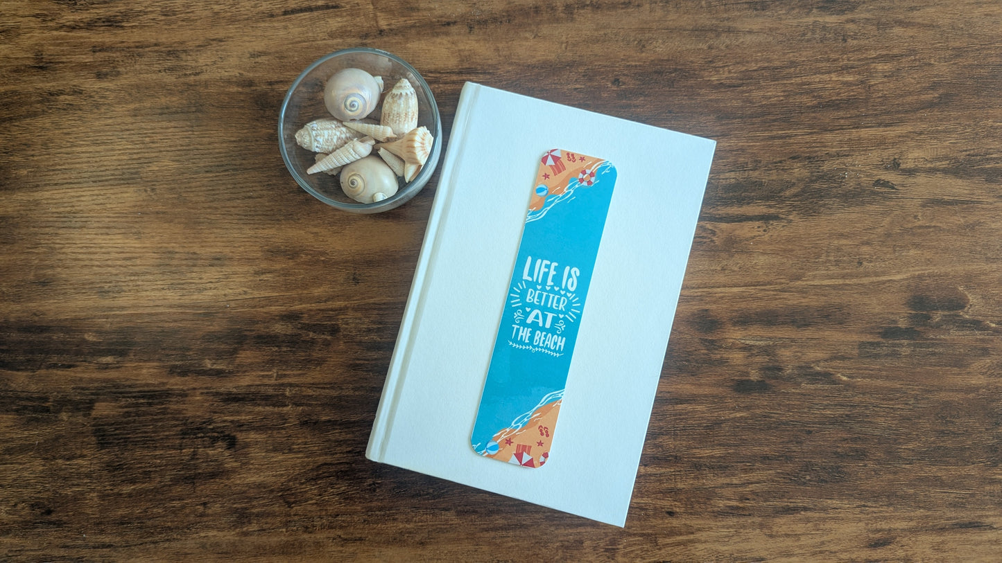 Life is Better at Beach Bookmark