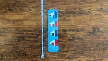 Patriotic Sailboats Bookmark