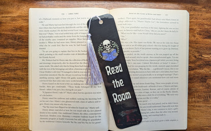 Read the Room Skeleton Bookmark