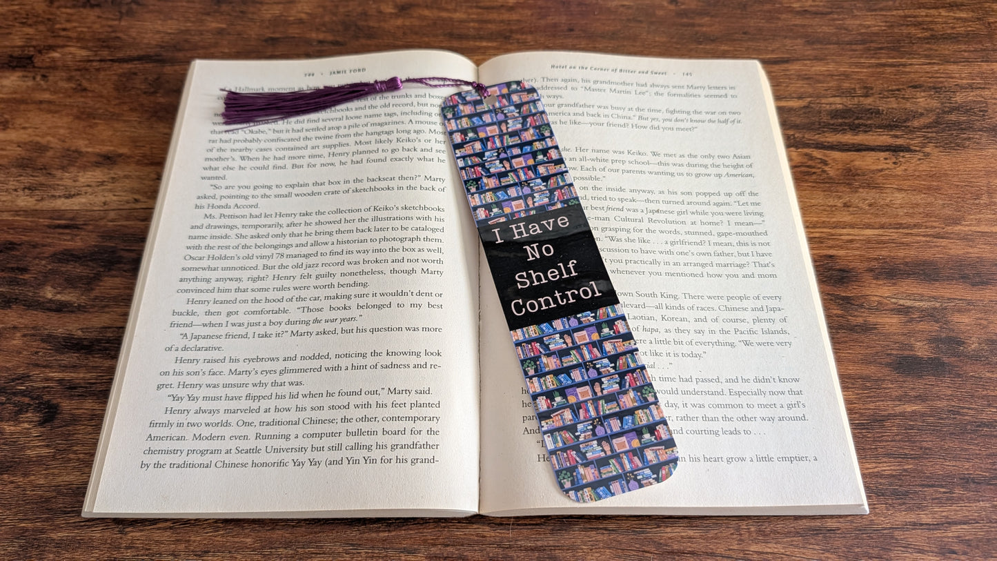 I Have No Shelf Control Bookmark